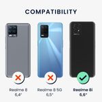 Husa Kwmobile pentru Realme 8i, Silicon, Rosu, 58293.187 fotografia produsului View 5 S