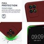Husa Kwmobile pentru Realme 8i, Silicon, Rosu, 58293.187 fotografia produsului View 3 S