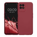 Husa Kwmobile pentru Realme 8i, Silicon, Rosu, 58293.167 fotografia produsului