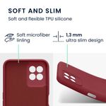 Husa Kwmobile pentru Realme 8i, Silicon, Rosu, 58293.167 fotografia produsului View 2 S