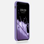 Husa pentru iPhone X/iPhone XS, Silicon, Mov, 46313.222 fotografia produsului View 4 S