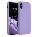 Husa pentru iPhone X/iPhone XS, Silicon, Mov, 46313.222 fotografia produsului