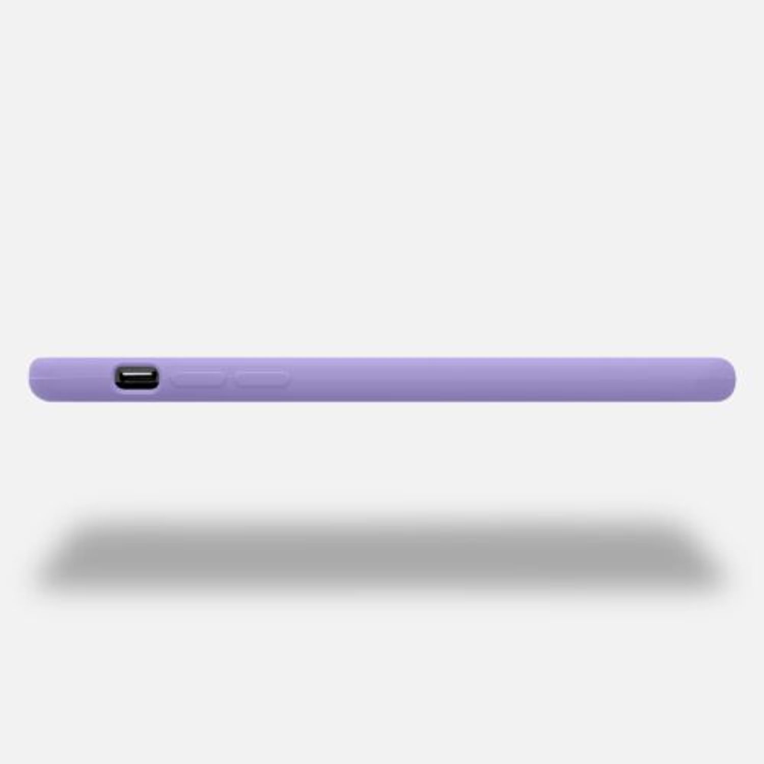 Husa pentru iPhone X/iPhone XS, Silicon, Mov, 46313.222 fotografia produsului View 5 L
