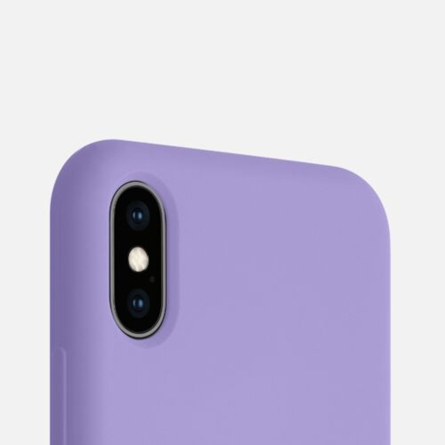 Husa pentru iPhone X/iPhone XS, Silicon, Mov, 46313.222 fotografia produsului View 8 L
