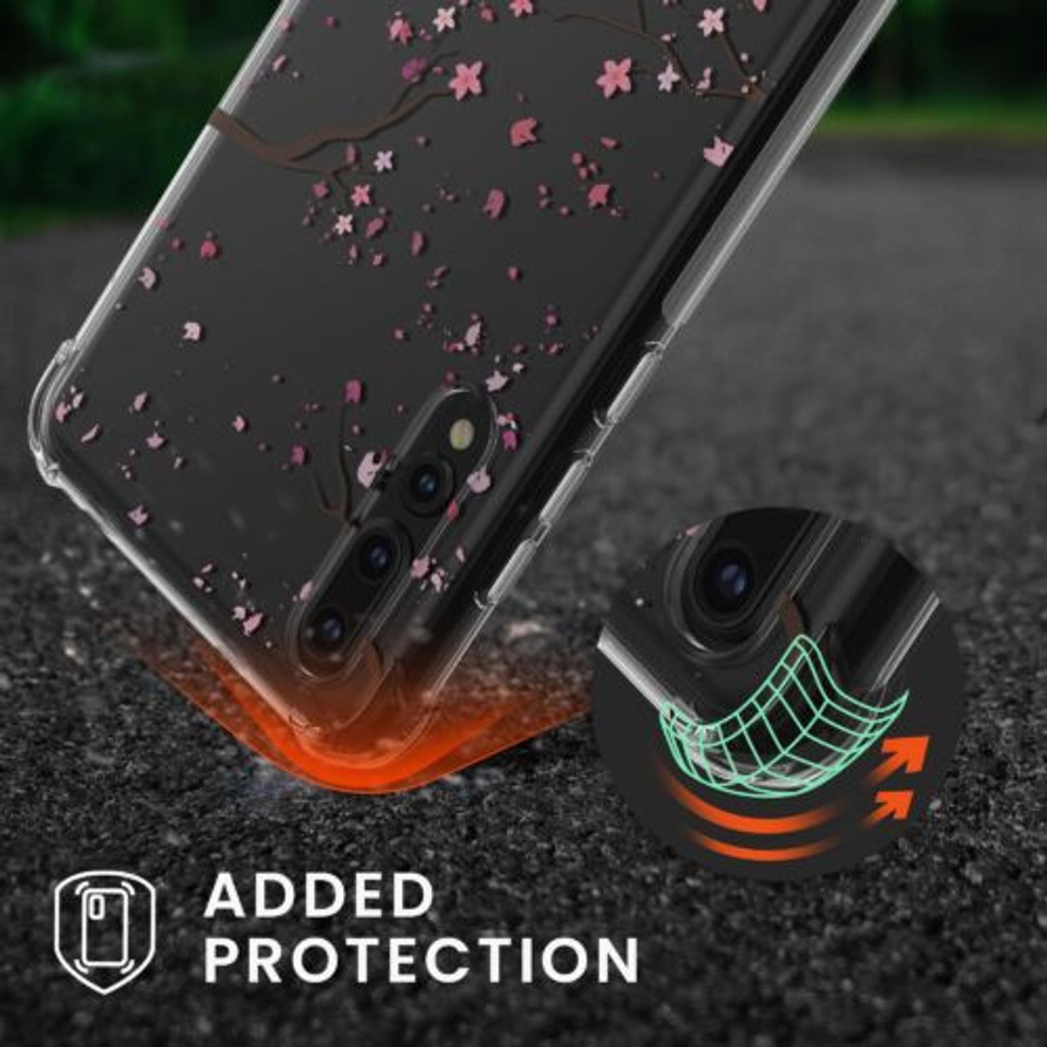 Husa Kwmobile pentru Huawei P20 Pro, Silicon, Multicolor, 51781.08 fotografia produsului View 2 L
