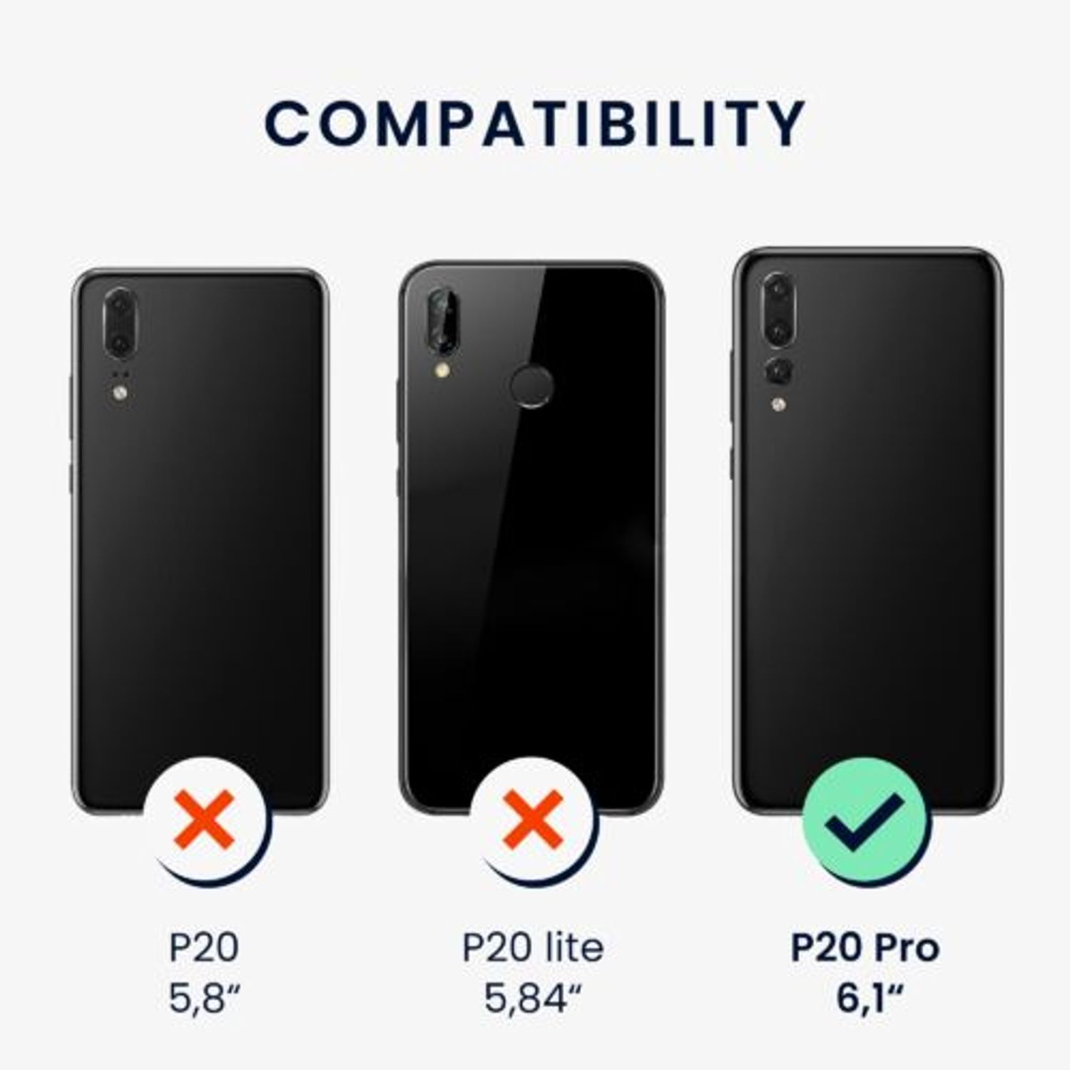 Husa Kwmobile pentru Huawei P20 Pro, Silicon, Multicolor, 51781.08 fotografia produsului View 5 L