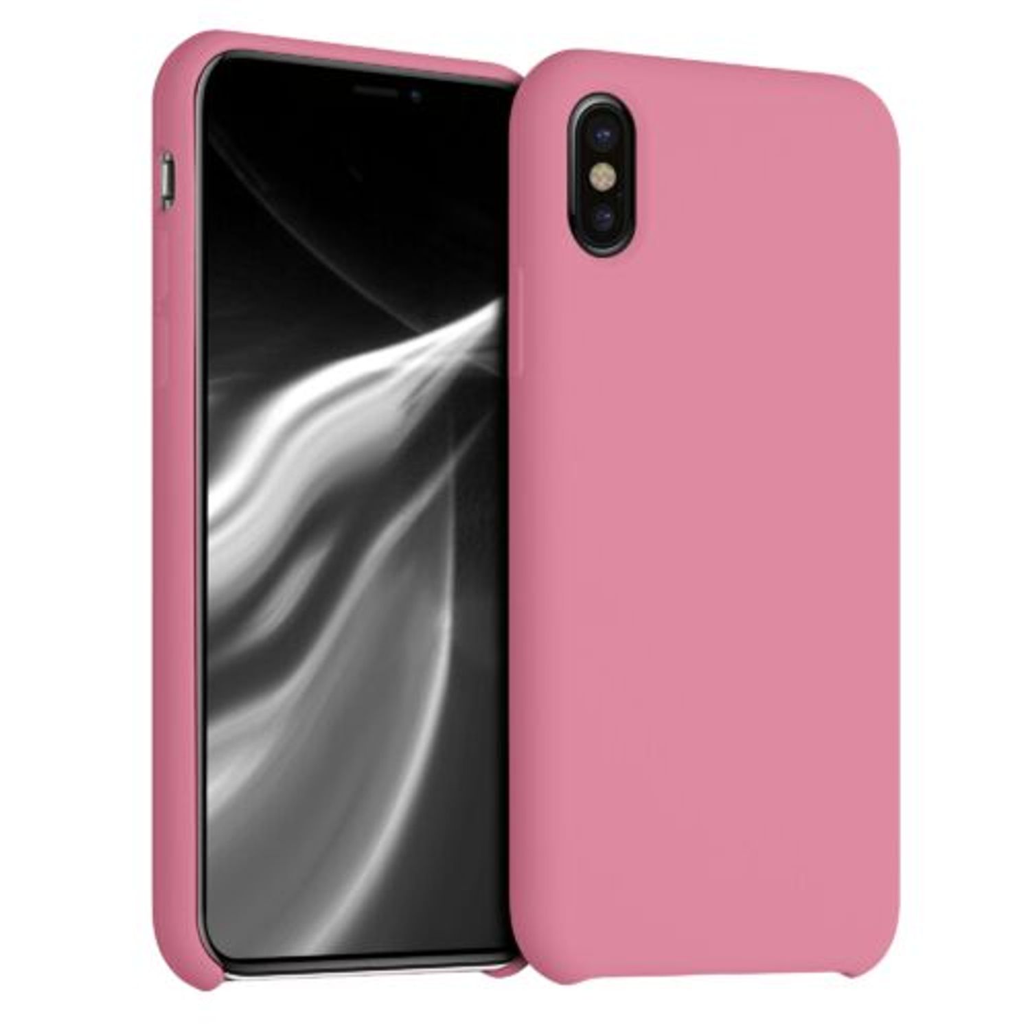 Husa pentru Apple iPhone X/iPhone XS, Silicon, Roz, 42495.212 fotografia produsului