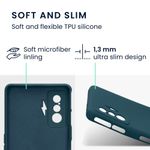 Husa Kwmobile pentru Xiaomi Poco F4 GT, Silicon, Verde, 59063.78 fotografia produsului View 5 S