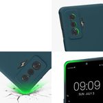 Husa Kwmobile pentru Xiaomi Poco F4 GT, Silicon, Verde, 59063.78 fotografia produsului View 2 S