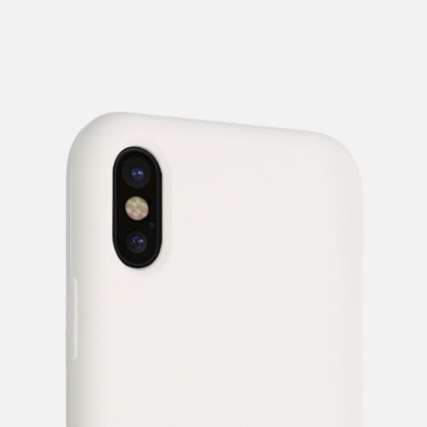 Husa pentru Apple iPhone X/iPhone XS, Silicon, Crem, 42495.16 fotografia produsului View 8 L