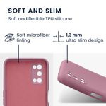 Husa Kwmobile pentru Realme 7 5G, Silicon, Violet, 57580.167 fotografia produsului View 4 S