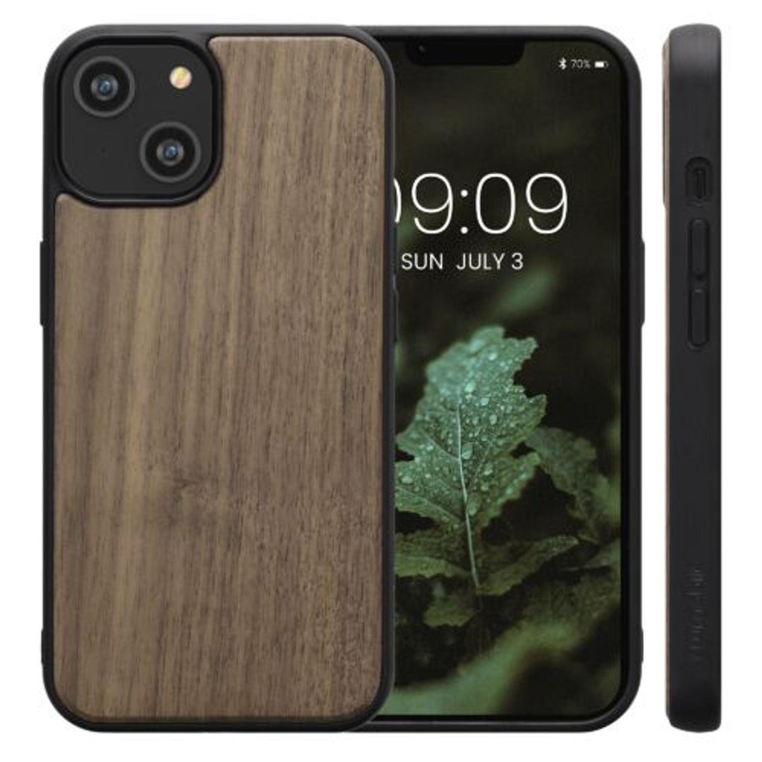 Husa Kwmobile pentru Apple iPhone 14, Lemn, Maro, 59120.18 fotografia produsului
