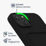 Husa Kwmobile pentru Apple iPhone 14, Silicon, Negru, 59112.01 fotografia produsului View 3 S