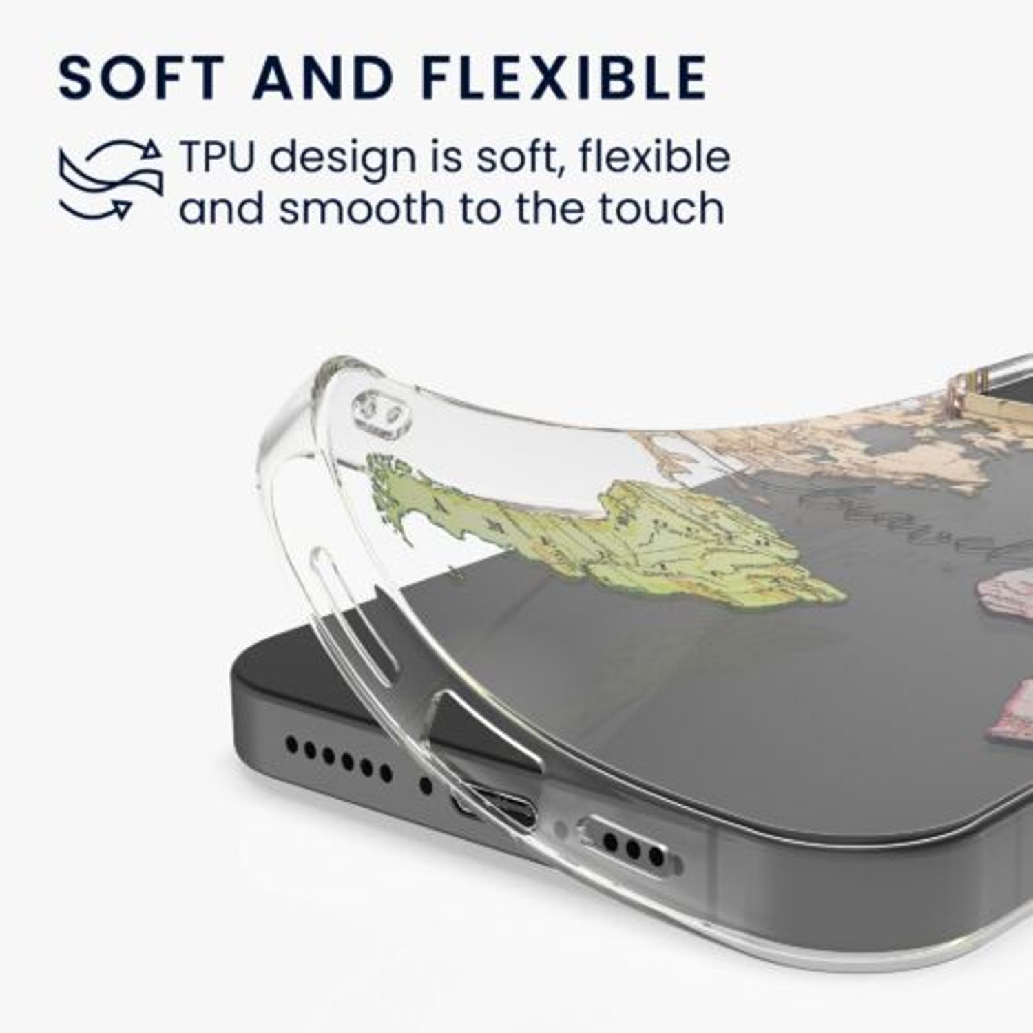 Husa Kwmobile pentru Apple iPhone 14, Silicon, Multicolor, 59136.01 fotografia produsului View 3 L