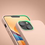 Husa Kwmobile pentru Apple iPhone 14, Silicon, Crem, 59079.225 fotografia produsului View 12 S
