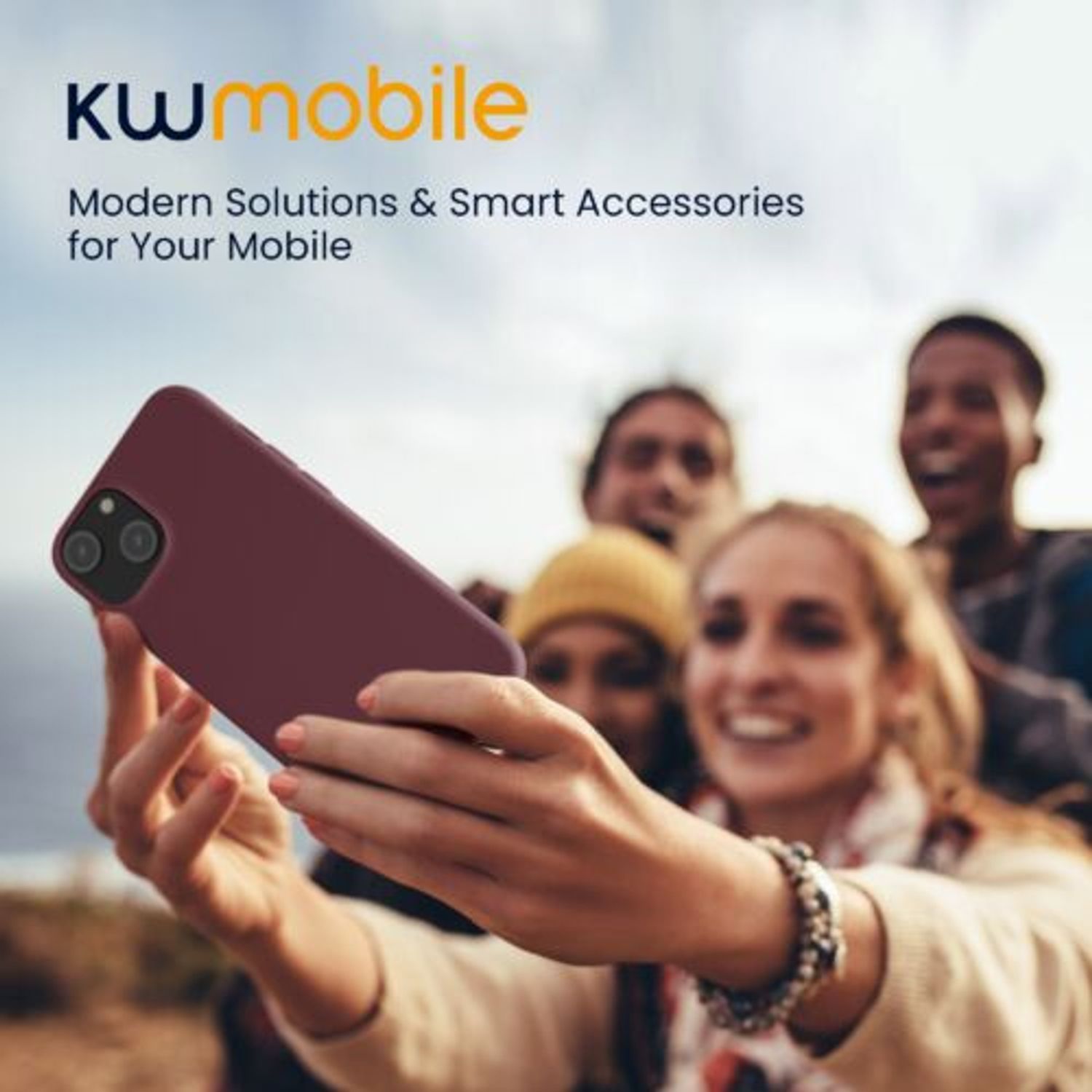 Husa Kwmobile pentru Apple iPhone 14, Silicon, Violet, 59079.209 fotografia produsului View 2 L