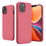 Husa Kwmobile pentru Apple iPhone 14, Silicon, Roz, 59079.212 fotografia produsului
