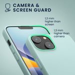 Husa Kwmobile pentru Apple iPhone 14, Silicon, Verde, 59079.200 fotografia produsului View 4 S