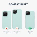 Husa Kwmobile pentru Apple iPhone 14, Silicon, Verde, 59079.200 fotografia produsului View 2 S