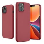 Husa Kwmobile pentru Apple iPhone 14, Silicon, Rosu, 59079.167 fotografia produsului