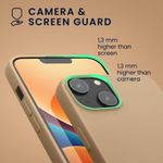 Husa Kwmobile pentru Apple iPhone 14, Silicon, Crem, 59079.154 fotografia produsului View 4 S
