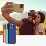 Husa Kwmobile pentru Apple iPhone 14, Silicon, Crem, 59079.154 fotografia produsului View 9 S