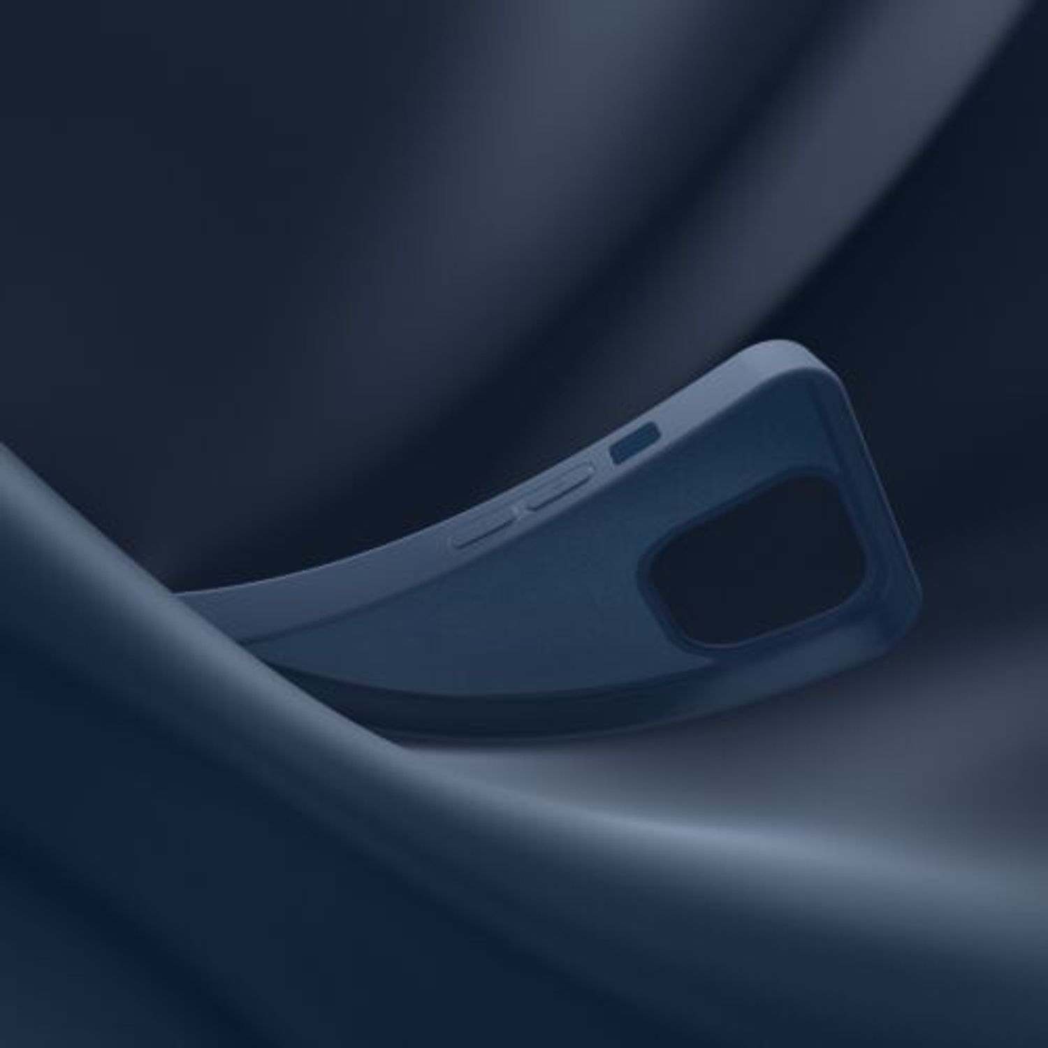 Husa Kwmobile pentru Apple iPhone 14, Silicon, Albastru, 59079.116 fotografia produsului View 10 L