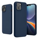 Husa Kwmobile pentru Apple iPhone 14, Silicon, Albastru, 59079.116 fotografia produsului