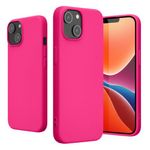 Husa Kwmobile pentru Apple iPhone 14, Silicon, Roz, 59079.77 fotografia produsului
