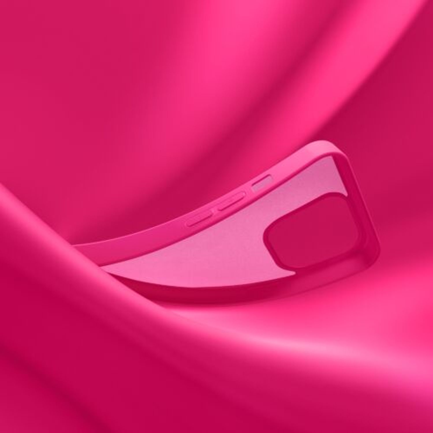 Husa Kwmobile pentru Apple iPhone 14, Silicon, Roz, 59079.77 fotografia produsului View 10 L