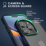 Husa Kwmobile pentru Apple iPhone 14 Pro Max, Silicon, Albastru/Transparent, 59092.17 fotografia produsului View 3 S