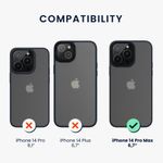 Husa Kwmobile pentru Apple iPhone 14 Pro Max, Silicon, Albastru/Transparent, 59092.17 fotografia produsului View 2 S