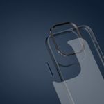Husa Kwmobile pentru Apple iPhone 14 Pro Max, Silicon, Albastru/Transparent, 59092.17 fotografia produsului View 10 S