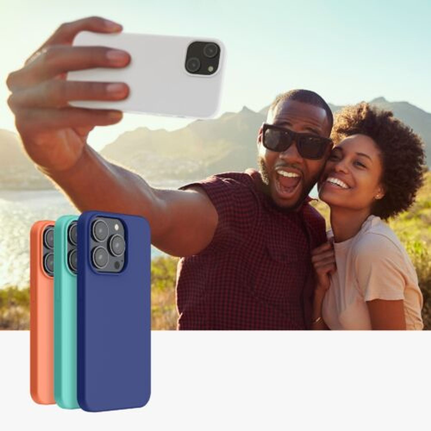Husa Kwmobile pentru Apple iPhone 14, Silicon, Alb, 59071.02 fotografia produsului View 9 L