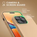 Husa Kwmobile pentru Apple iPhone 14 Pro, Silicon, Crem, 59081.154 fotografia produsului View 5 S