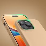 Husa Kwmobile pentru Apple iPhone 14 Pro, Silicon, Crem, 59081.154 fotografia produsului View 11 S
