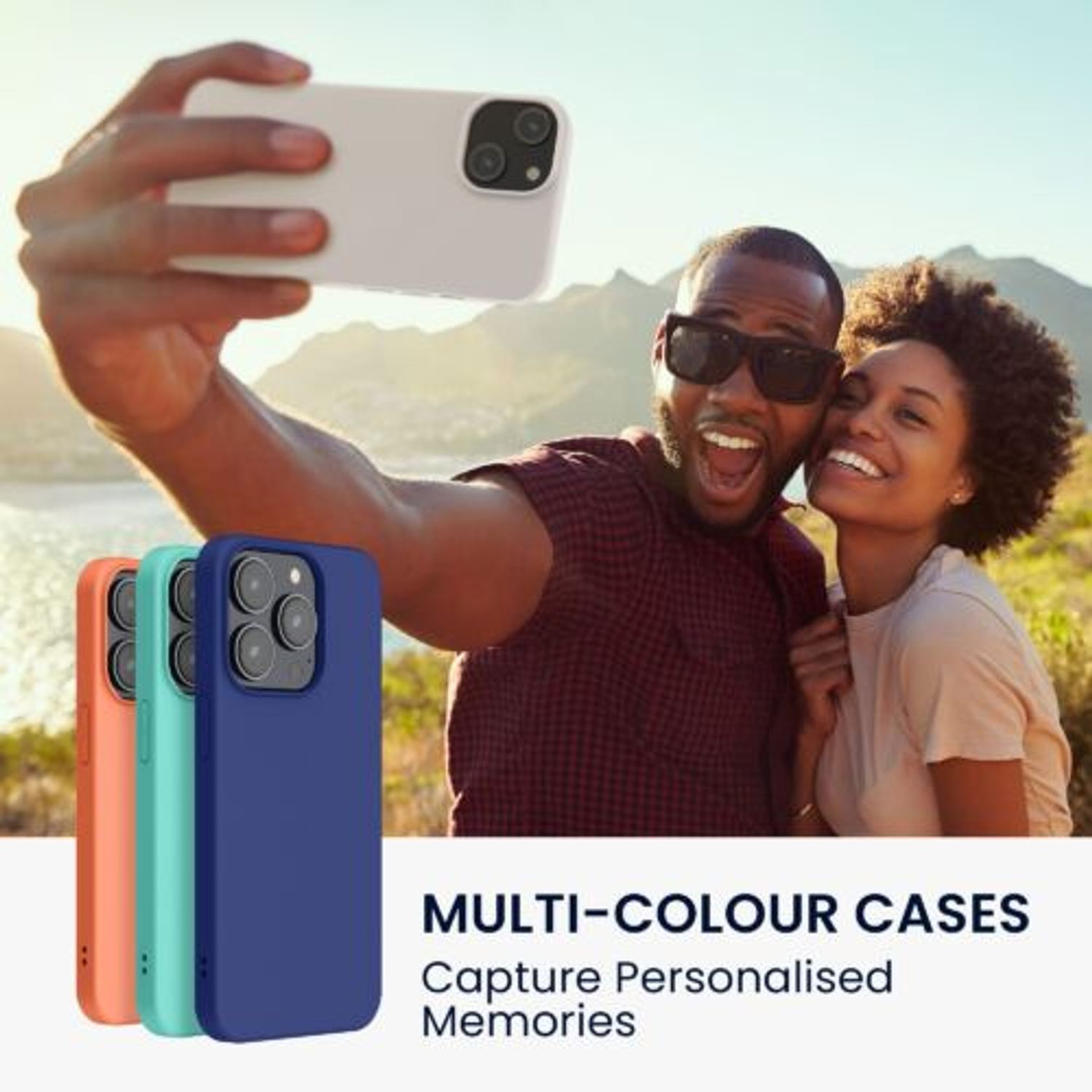 Husa Kwmobile pentru Apple iPhone 14, Silicon, Bej, 59075.96 fotografia produsului View 3 L