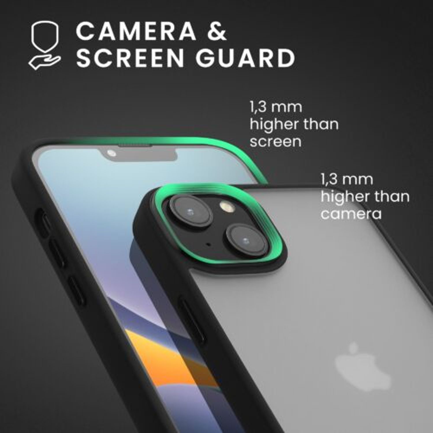 Husa Kwmobile pentru Apple iPhone 14 Plus, Silicon, Negru, 59090.01 fotografia produsului View 5 L