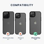 Husa Kwmobile pentru Apple iPhone 14 Plus, Silicon, Negru, 59090.01 fotografia produsului View 2 S