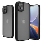 Husa Kwmobile pentru Apple iPhone 14 Plus, Silicon, Negru, 59090.01 fotografia produsului