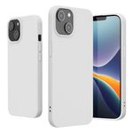 Husa Kwmobile pentru Apple iPhone 14, Silicon, Alb, 59075.48 fotografia produsului