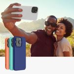 Husa Kwmobile pentru Apple iPhone 14, Silicon, Alb, 59075.48 fotografia produsului View 9 S