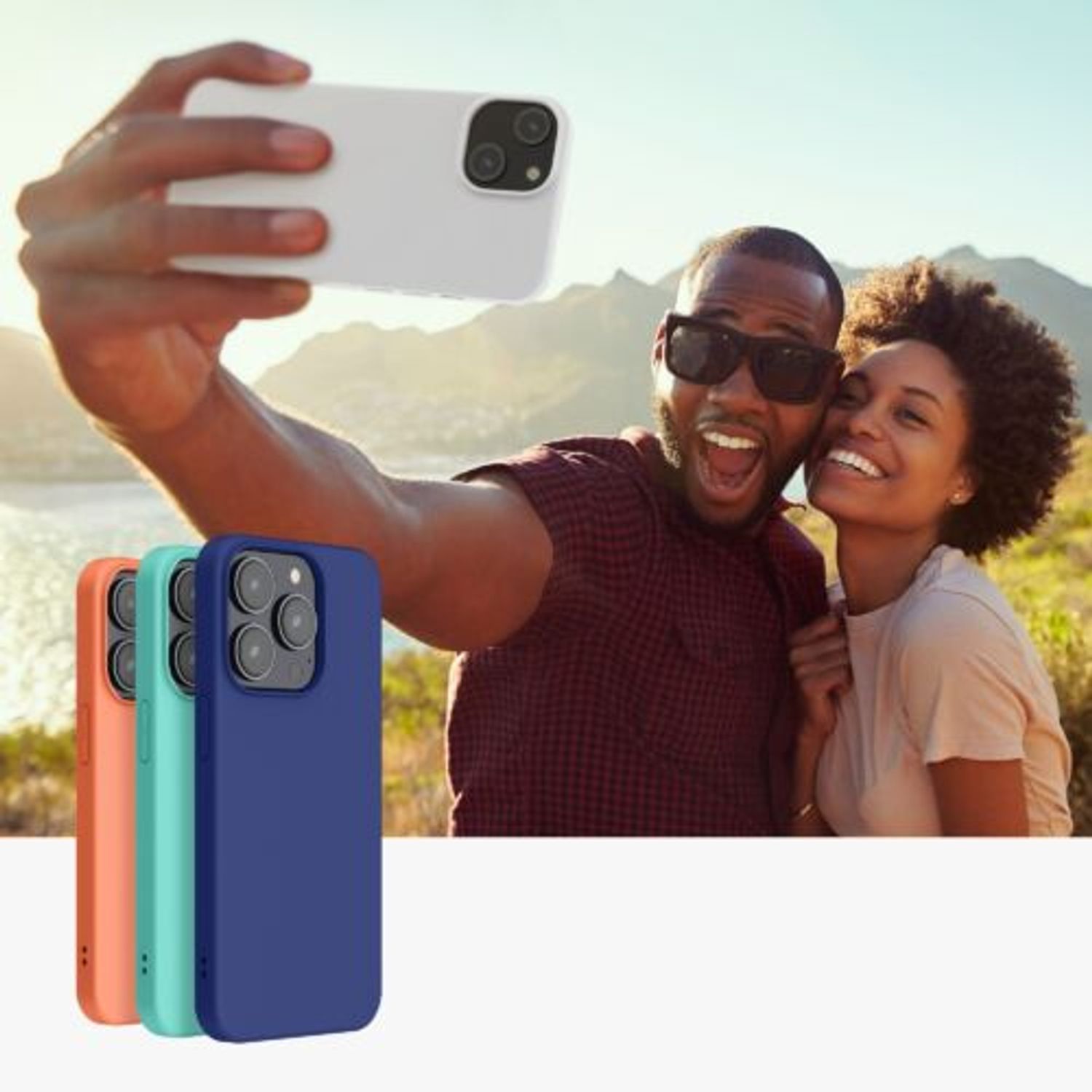 Husa Kwmobile pentru Apple iPhone 14, Silicon, Alb, 59075.48 fotografia produsului View 9 L