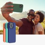 Husa Kwmobile pentru Apple iPhone 14 Plus, Silicon, Verde, 59072.166 fotografia produsului View 9 S