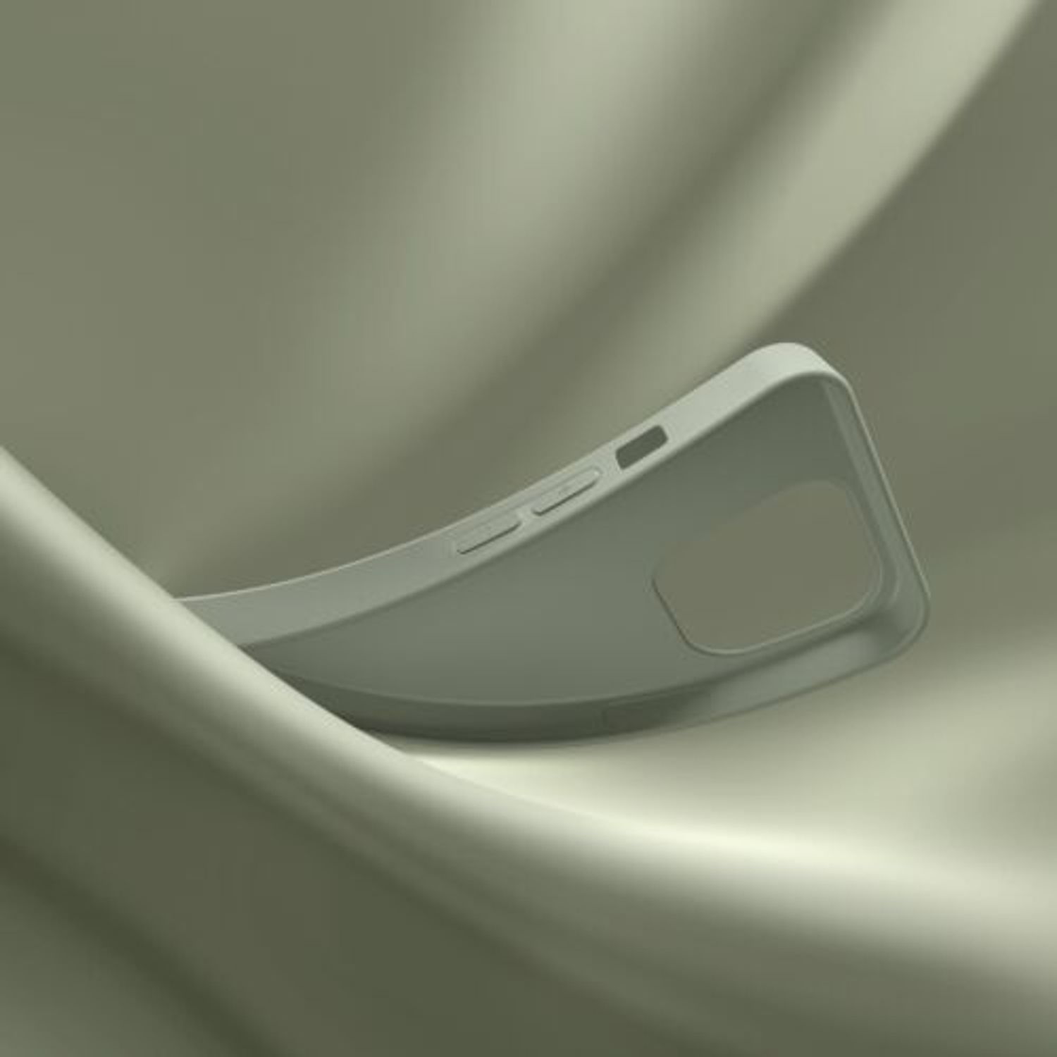 Husa Kwmobile pentru Apple iPhone 14, Silicon, Verde, 59075.172 fotografia produsului View 10 L