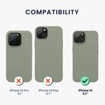 Husa Kwmobile pentru Apple iPhone 14, Silicon, Verde, 59075.172 fotografia produsului View 2 S