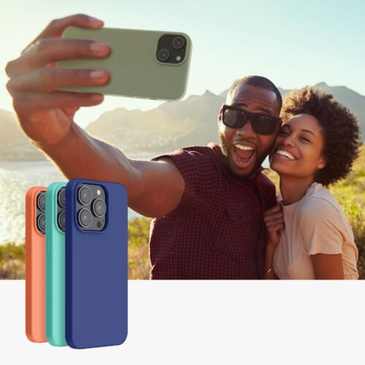 Husa Kwmobile pentru Apple iPhone 14, Silicon, Verde, 59071.172 fotografia produsului View 8 L