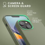 Husa Kwmobile pentru Apple iPhone 14, Silicon, Verde, 59071.172 fotografia produsului View 4 S