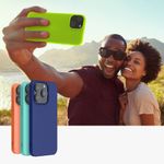 Husa Kwmobile pentru Apple iPhone 14, Silicon, Verde, 59075.75 fotografia produsului View 9 S