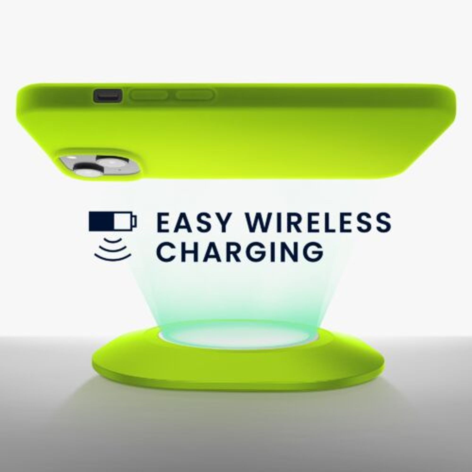 Husa Kwmobile pentru Apple iPhone 14, Silicon, Verde, 59075.75 fotografia produsului View 5 L